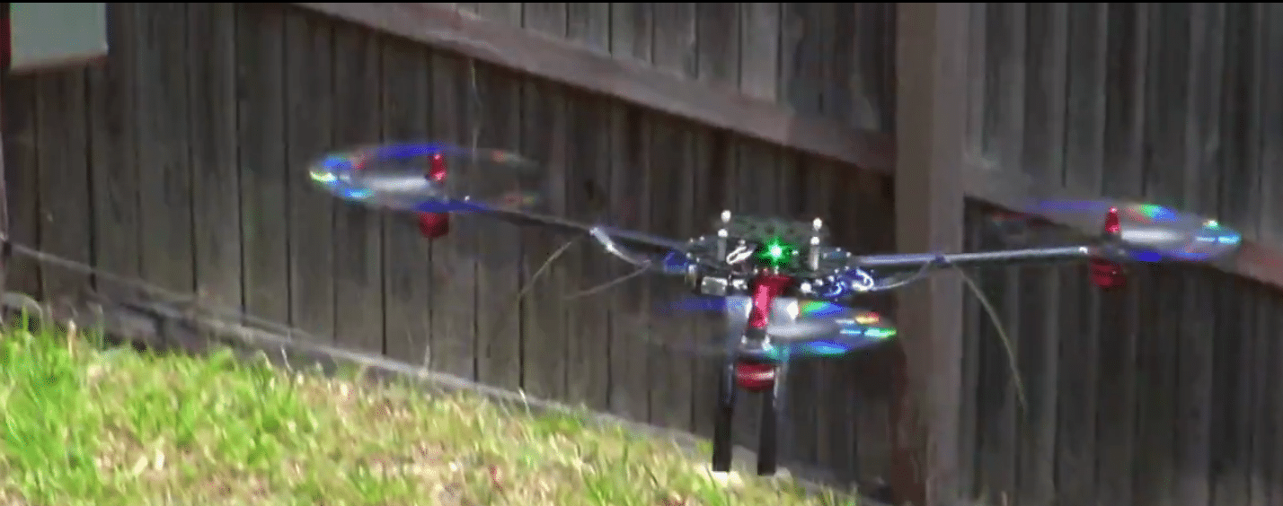 drone en plein vol