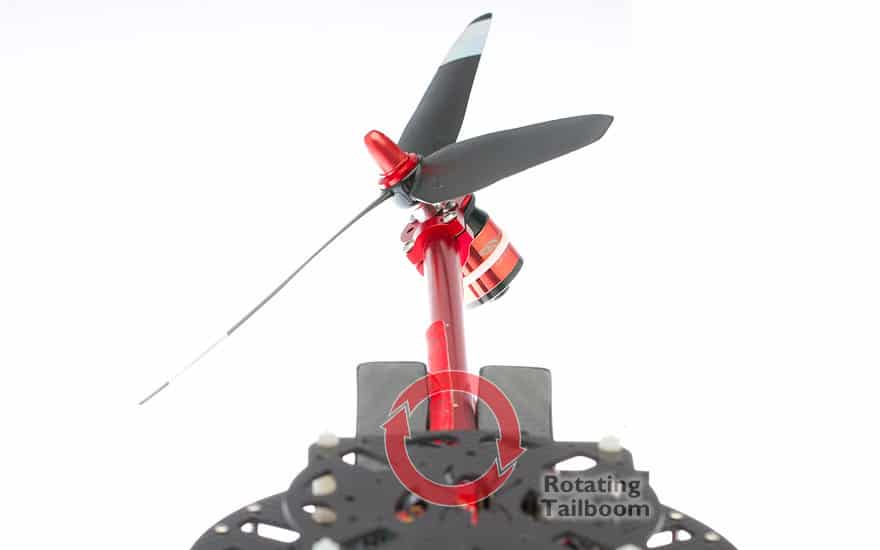 drone avec rotating tailboom