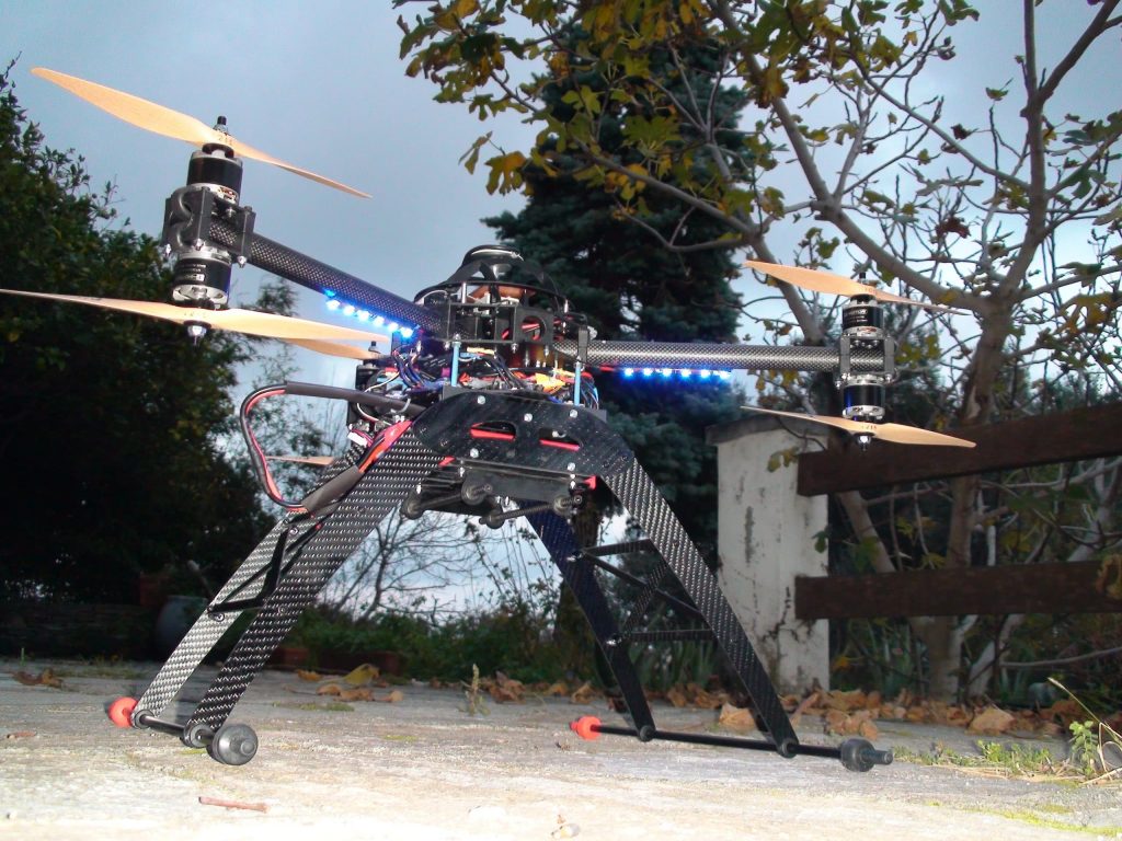 drone avant decollage