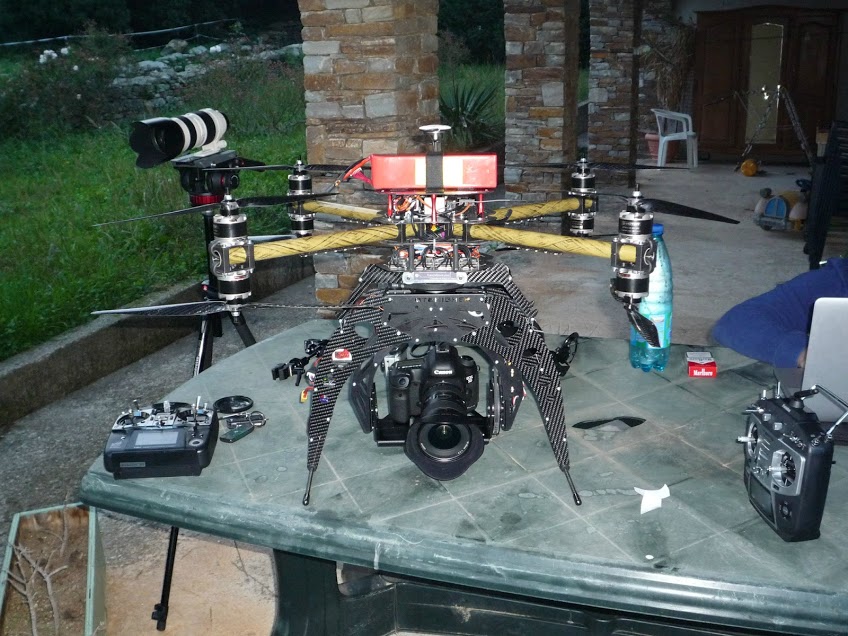 drone avant vol essai