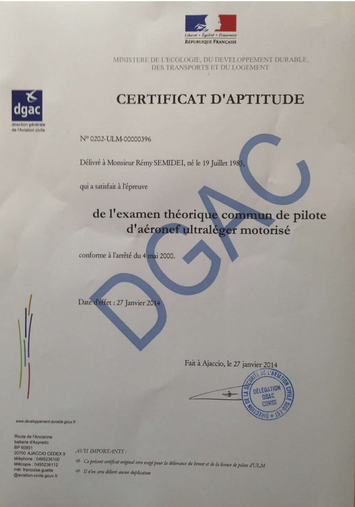 Le Manuel Du Pilote Ulm