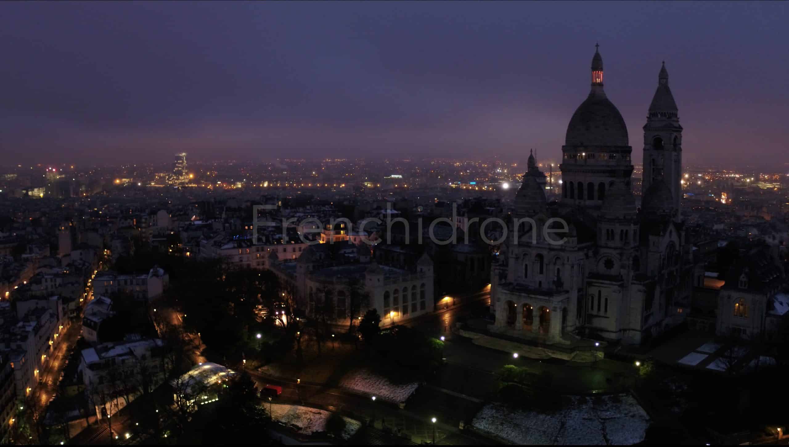 Prise de vue aerienne Montmartre 2017