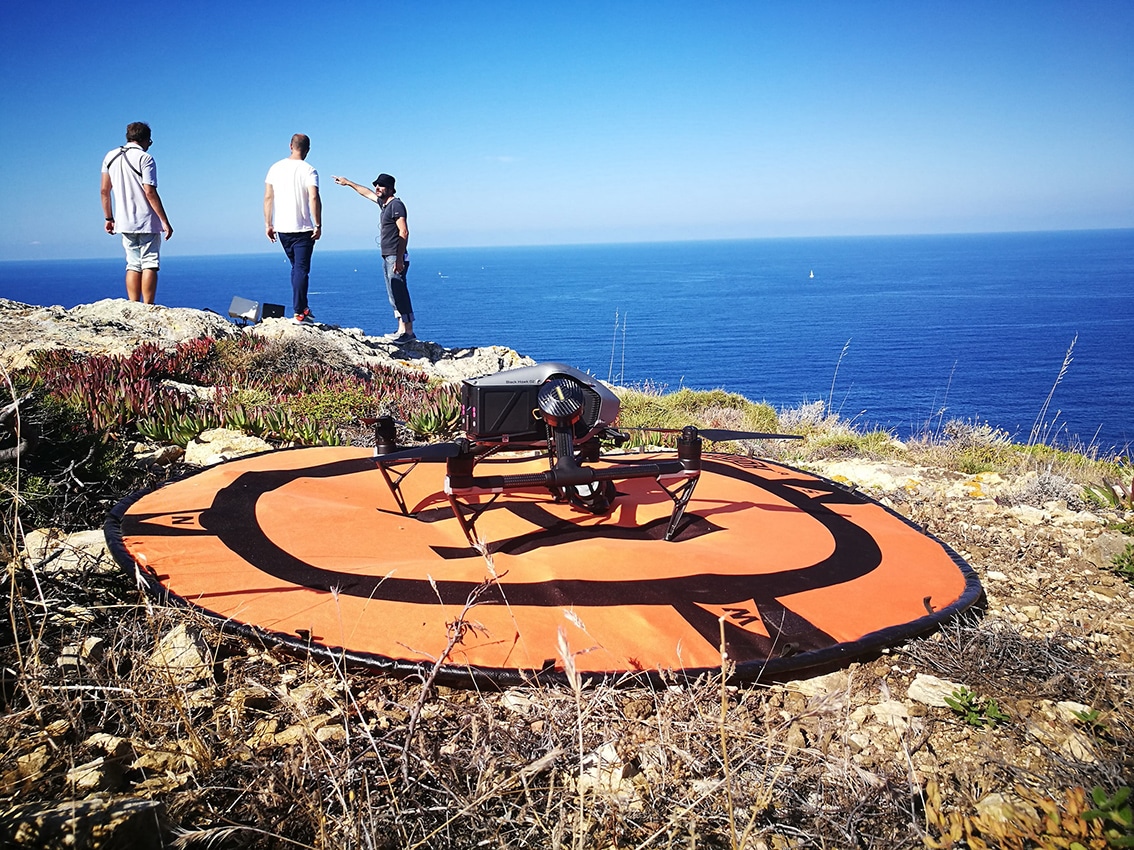 tournage drone corse