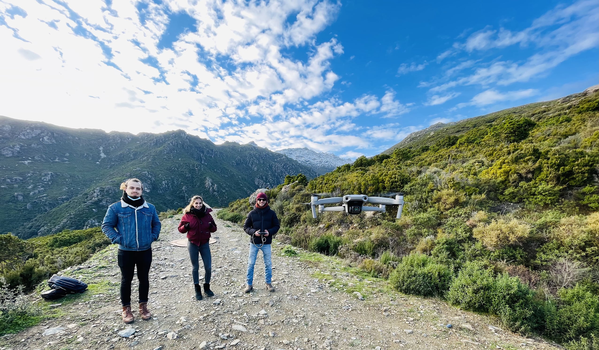 formation drone dans un cadre merveilleux en Haute Corse