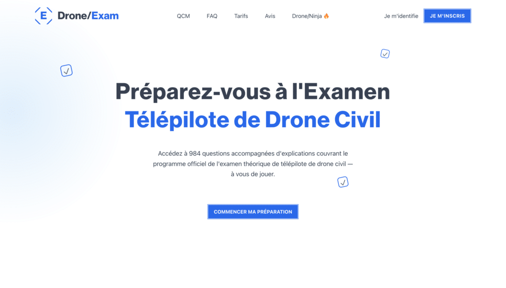 Drone exam